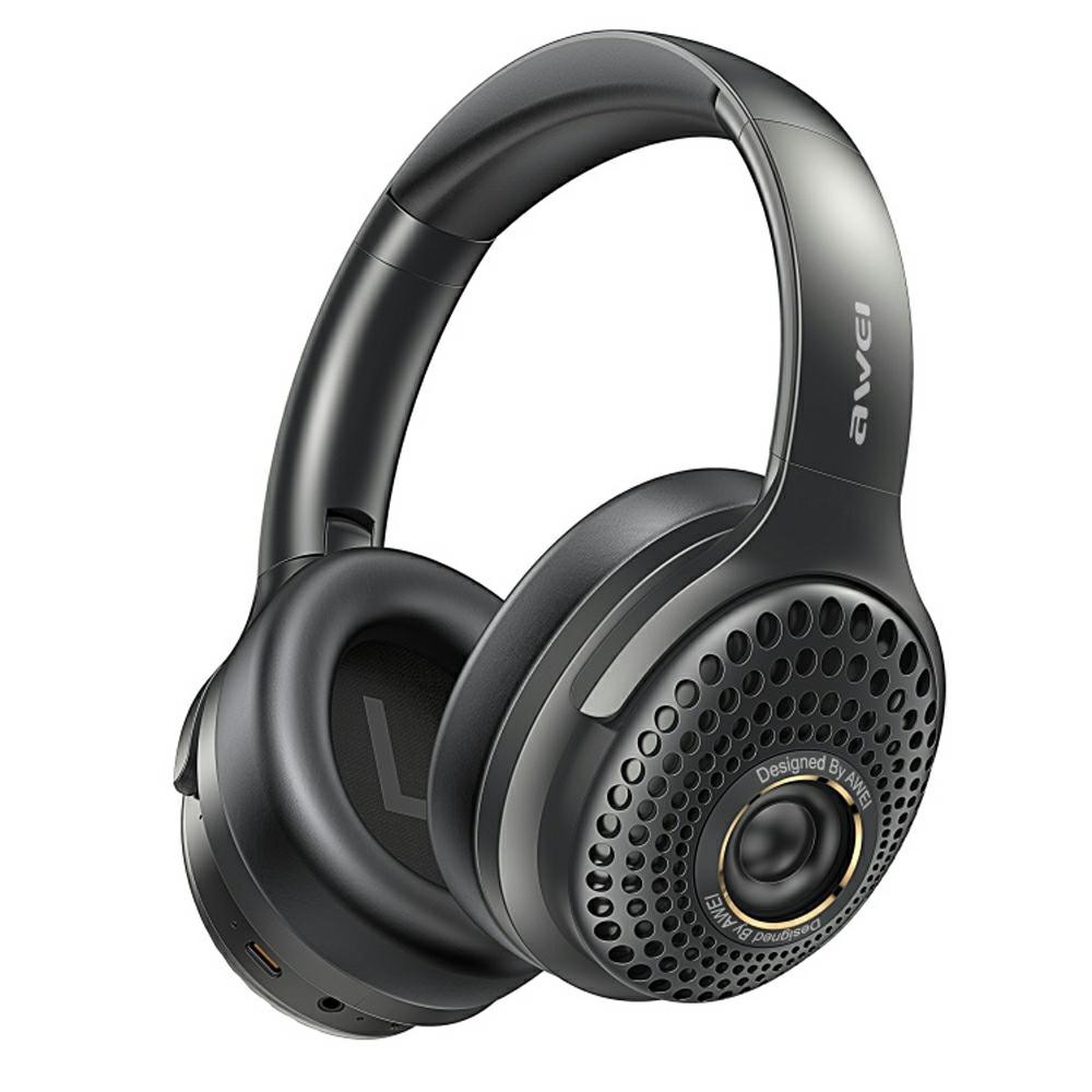 AWEI Słuchawki nauszne AT30 Bluetooth 6.0 czarne