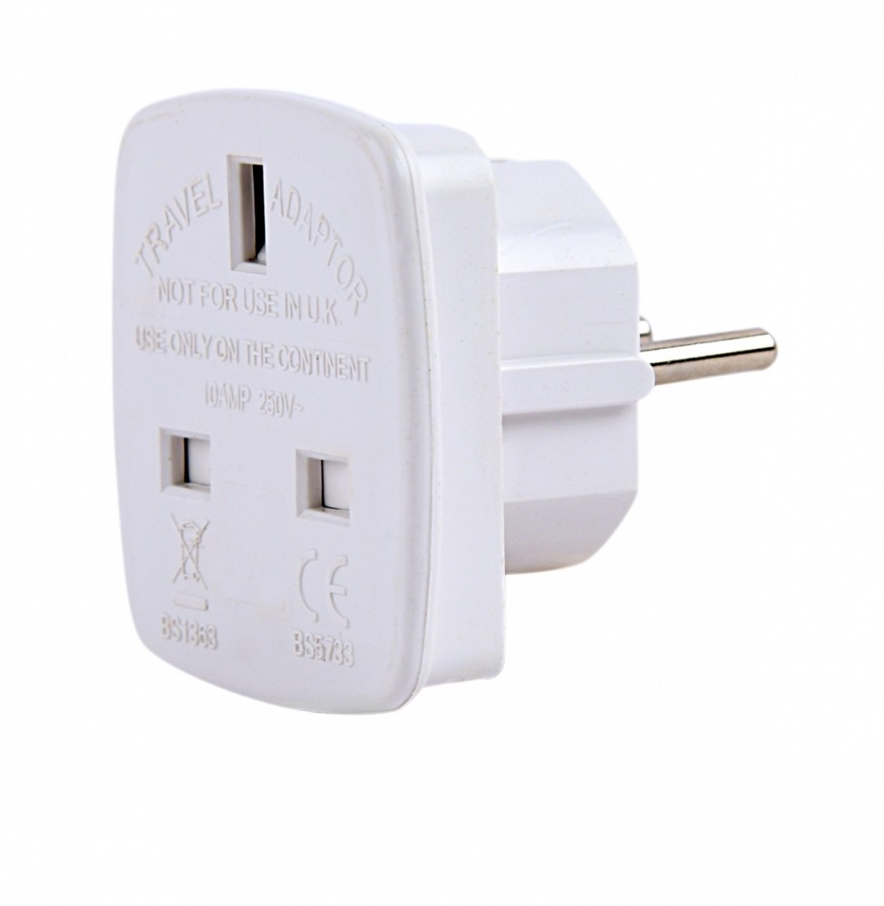 Gembird Adapter zasilania ANG/PL (Wtyk PL/Gniazdo ANG)