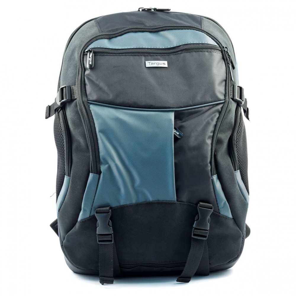 Obraz przedstawiający Targus Atmosphere 17-18" XL Laptop Backpack - Black/Blue