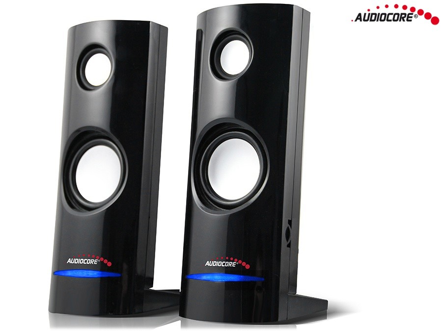 AUDIOCORE GŁOŚNIKI KOMPUTEROWE 8W USB BLACK AC860