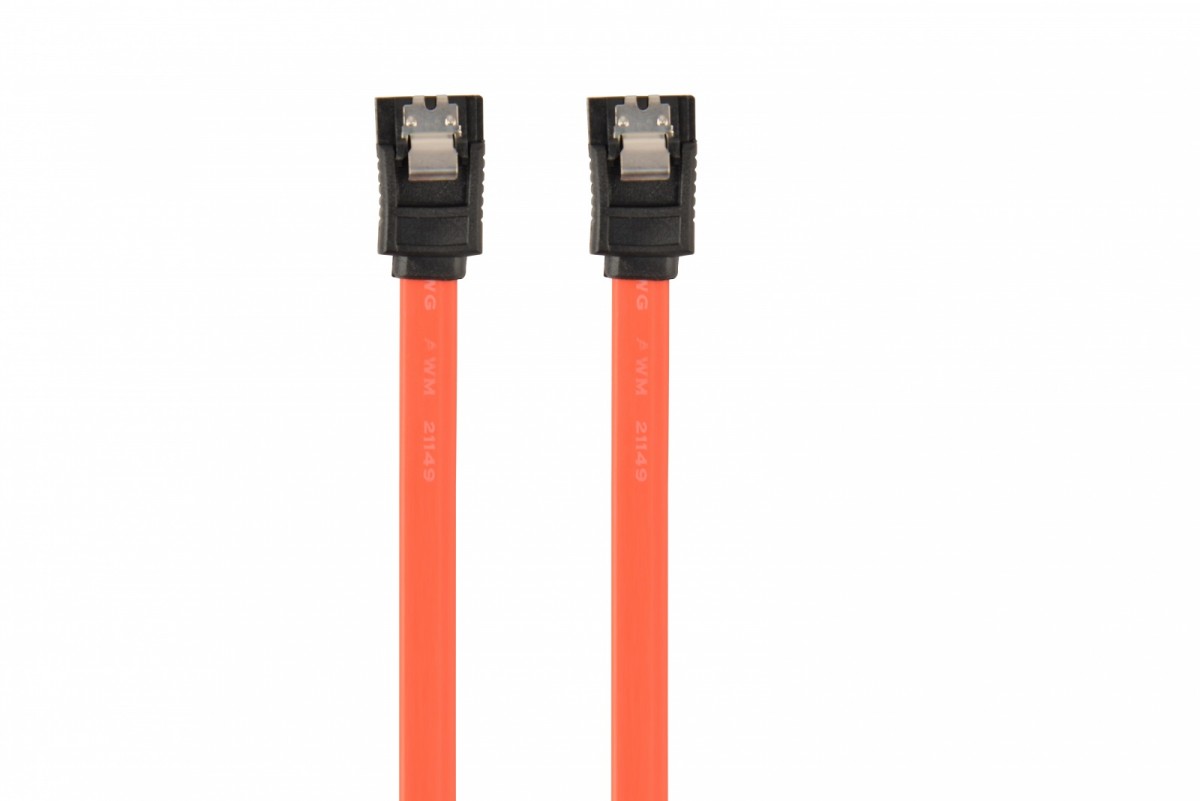Gembird kabel do dysków SATA DATA III (6GB/S) 50cm metalowe zatrzaski czerwony