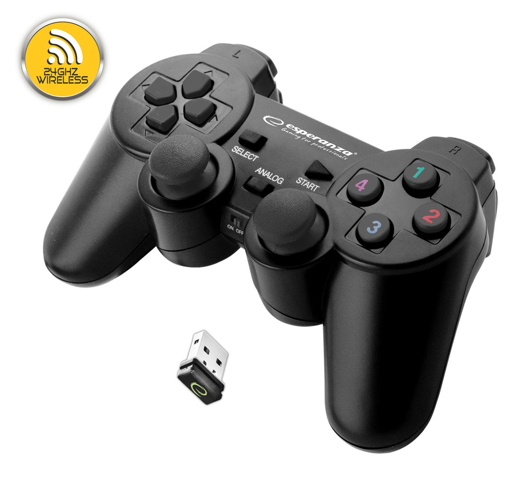 ESPERANZA GAMEPAD BEZPRZEWODOWY 2.4GHZ PC/PS3 USB