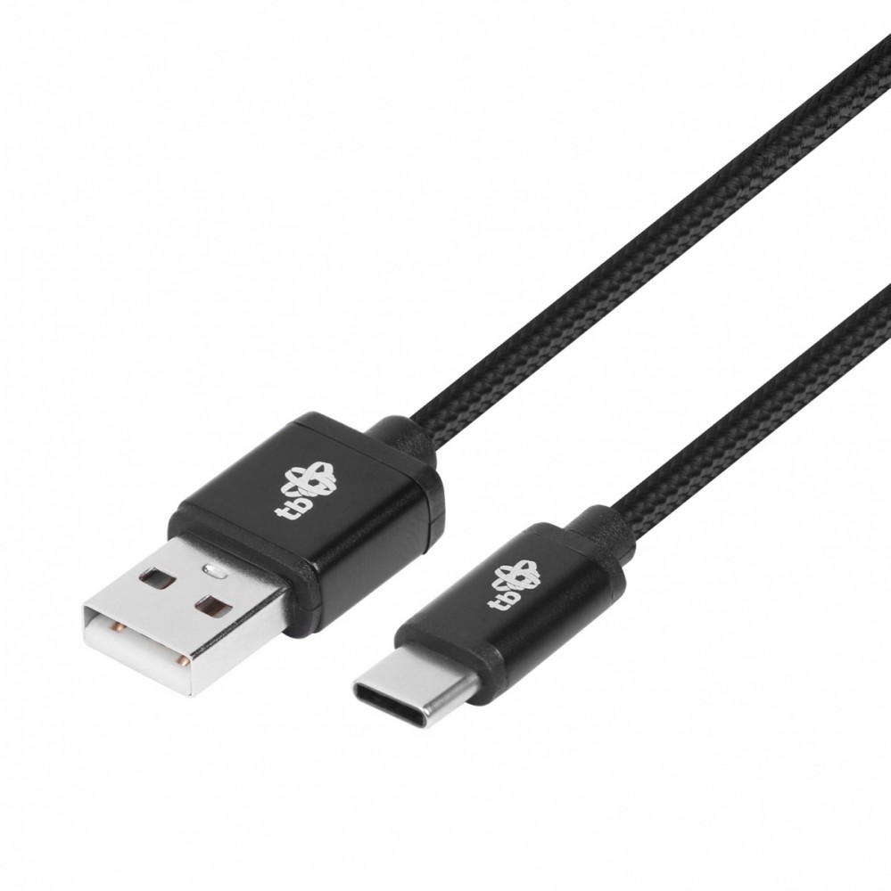 Фото - Кабель TB Kabel USB-USB C 1.5m czarny sznurek AKTBXKUCSBA150B