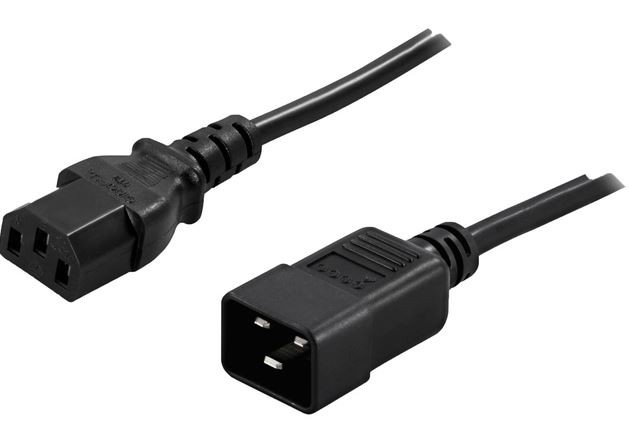 Zdjęcia - Kabel PowerWalker Przedłużacz kabla zasilającego IEC 320 C13-> C20 1.8M CKPWR 