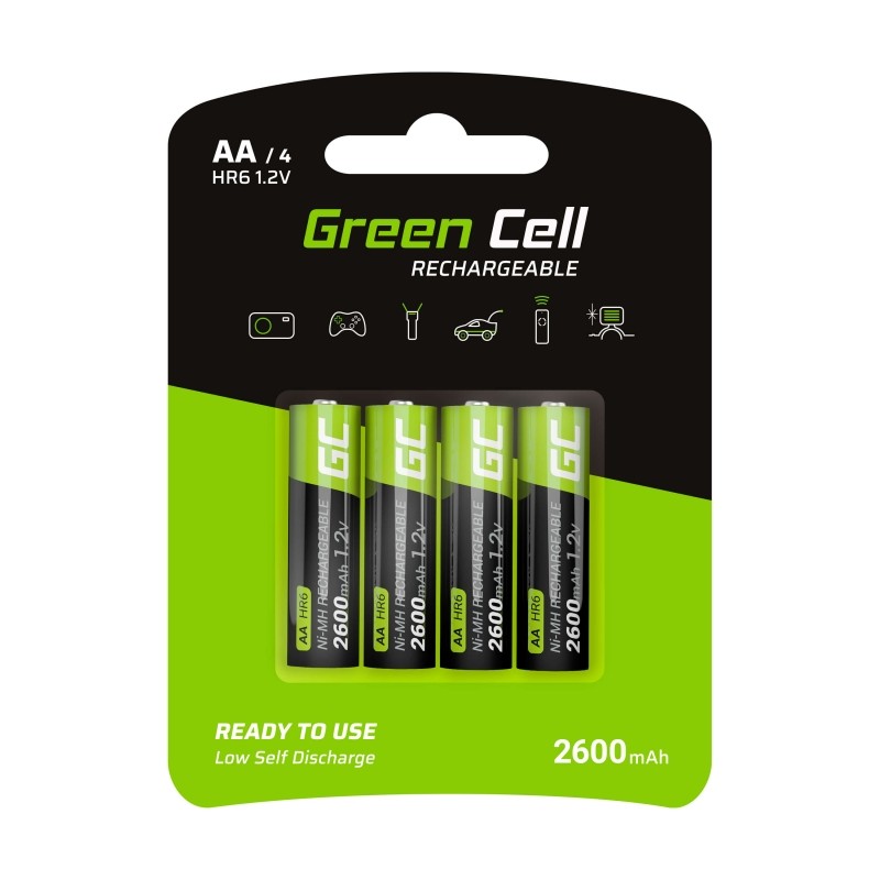 Green Cell GR01 AA 2600mAh 4szt.