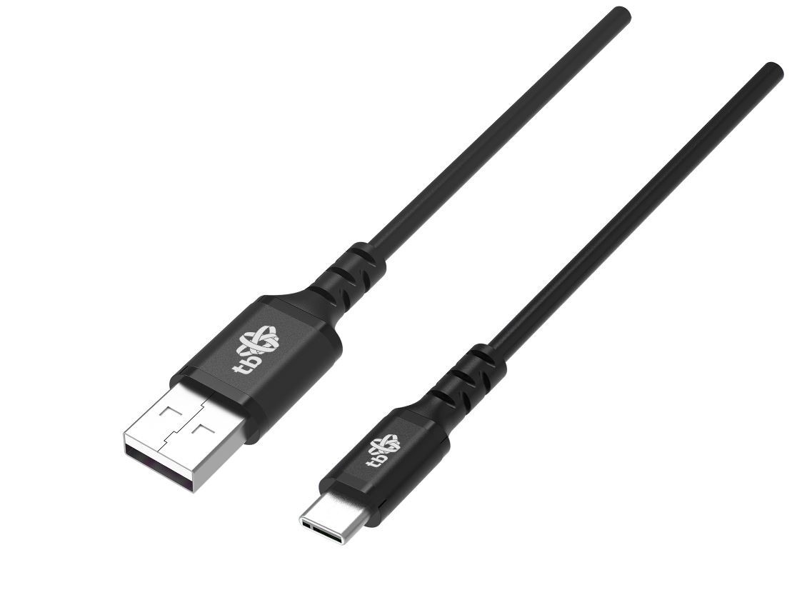 Zdjęcia - Kabel TB  USB-USB C 2m silikonowy czarny Quick Charge AKTBXKUCMISI20B