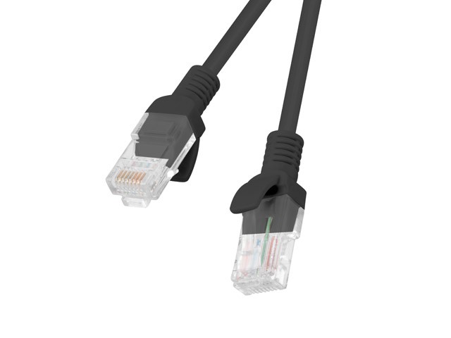 Lanberg Patchcord RJ45 kat. 6 UTP 2m czarny